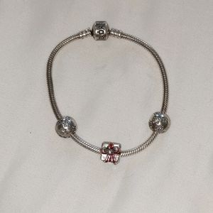 Sterling silver PANDORA 7.5 inch bracelet
